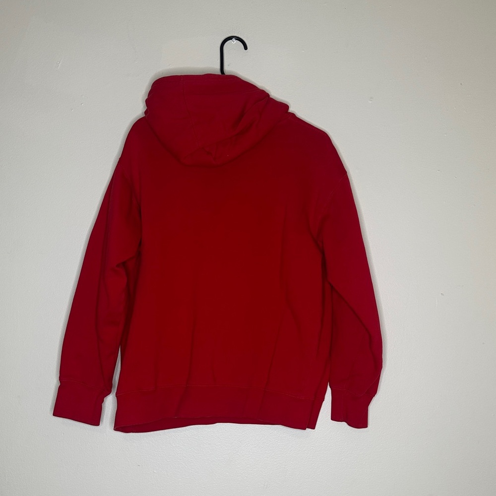 Crooks & Castles Red Hoodie with Gold Text - Picture 3 of 6